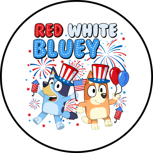 Red, White, Bluey Freshie