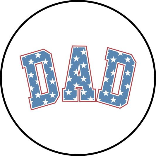 Red White & Blue Dad