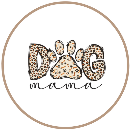 Cheetah Print Dog Mama